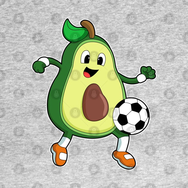 Avocado at Soccer Sports by Markus Schnabel